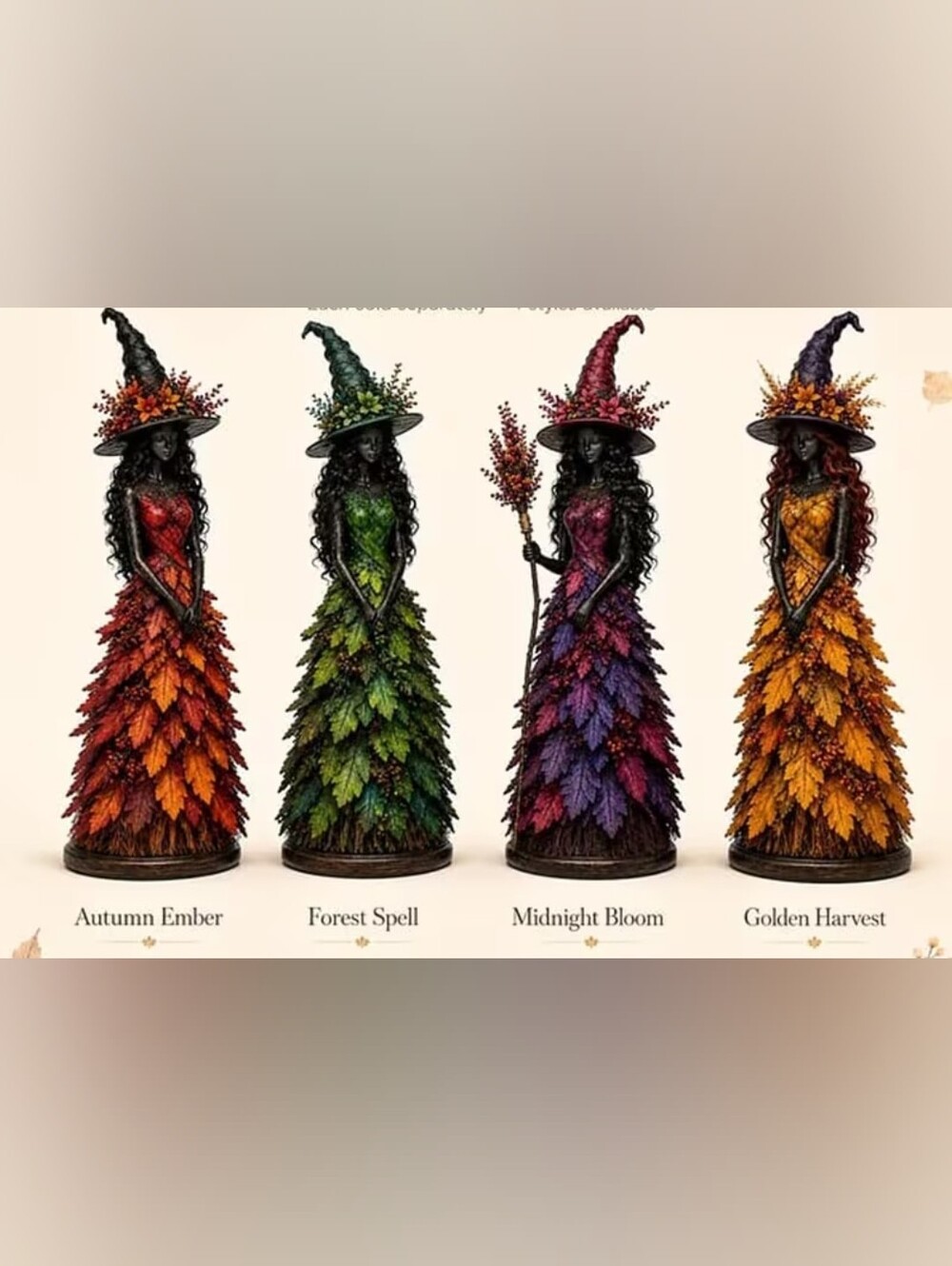 Autumn Witch Collection - Set Of 4
